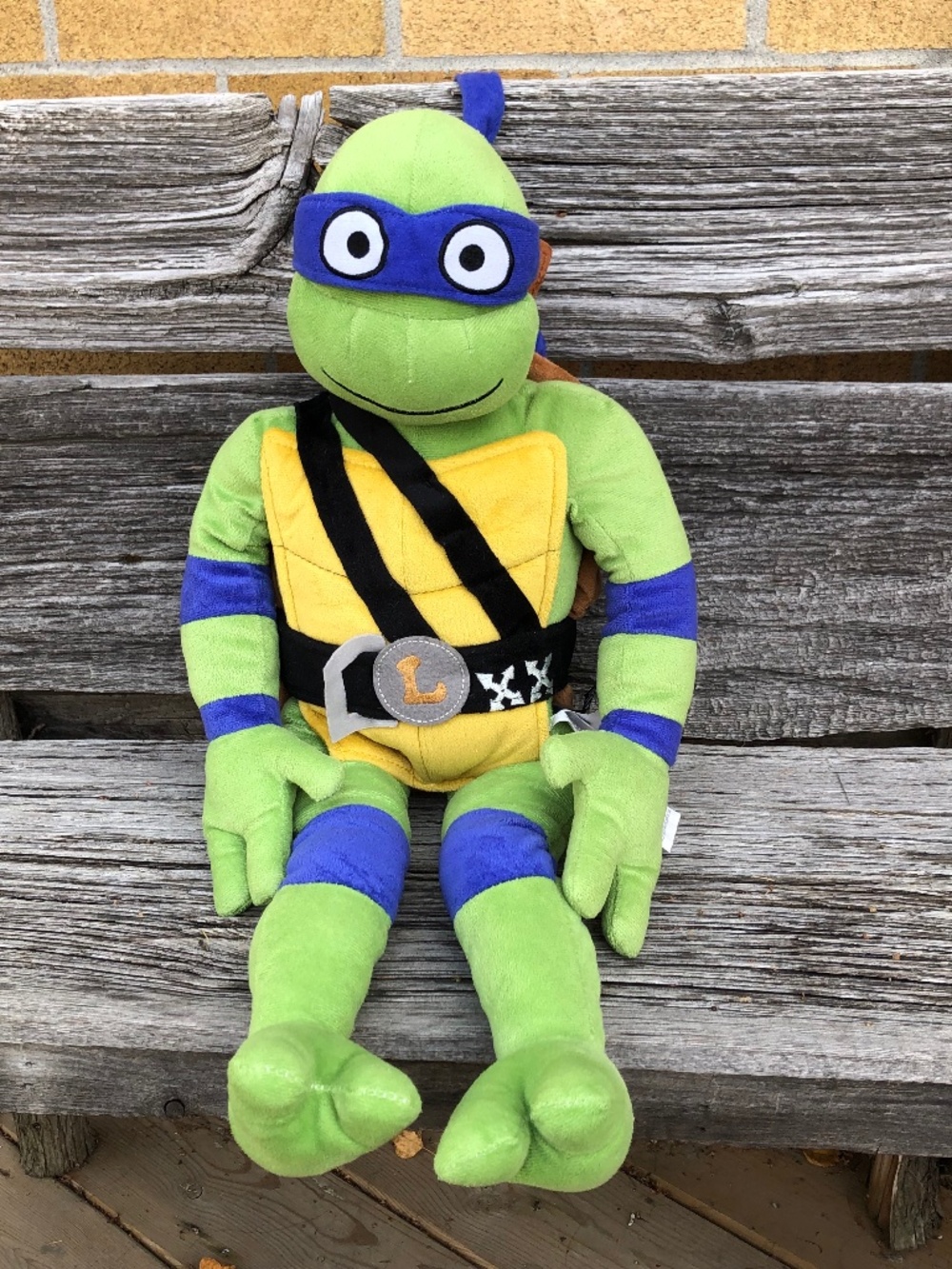 TMNT Turtles Mutant Mayhem plush toy 26” tall Leonardo stuffed animal plushie✨